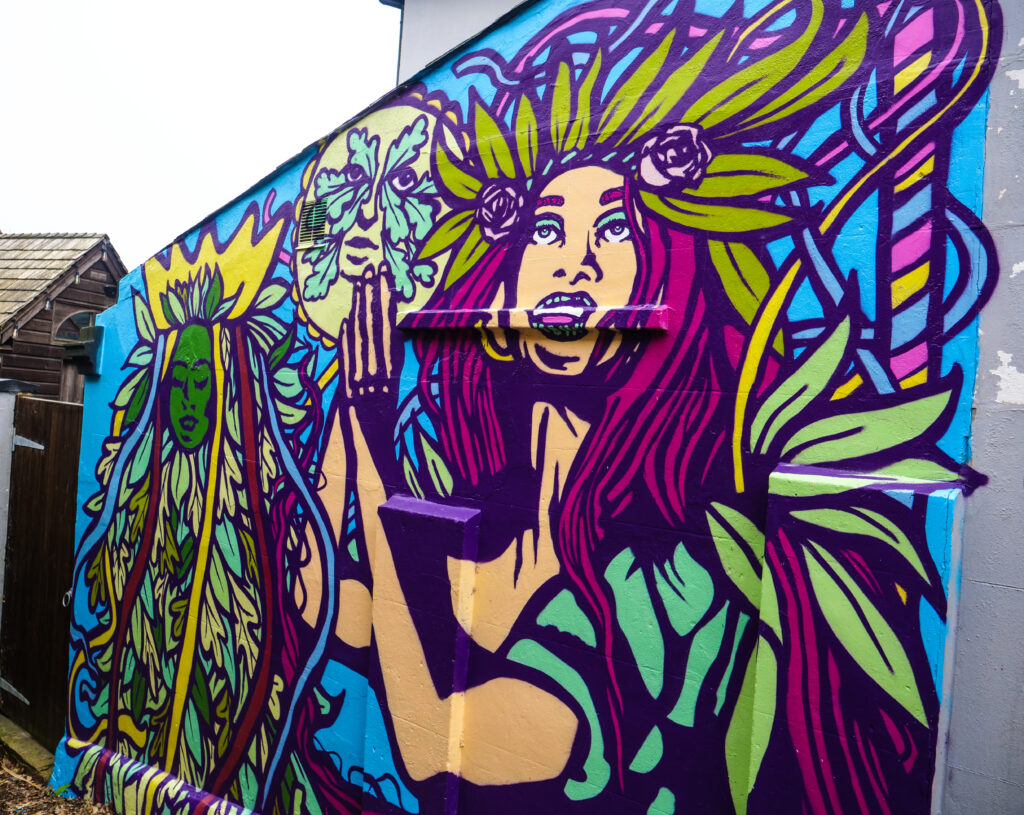 3a may queen jack in the green mural, hastings 