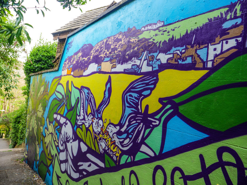 4 seagulls jack in the green mural, hastings 