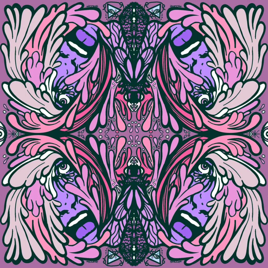digital art with a depiction of anxiety
